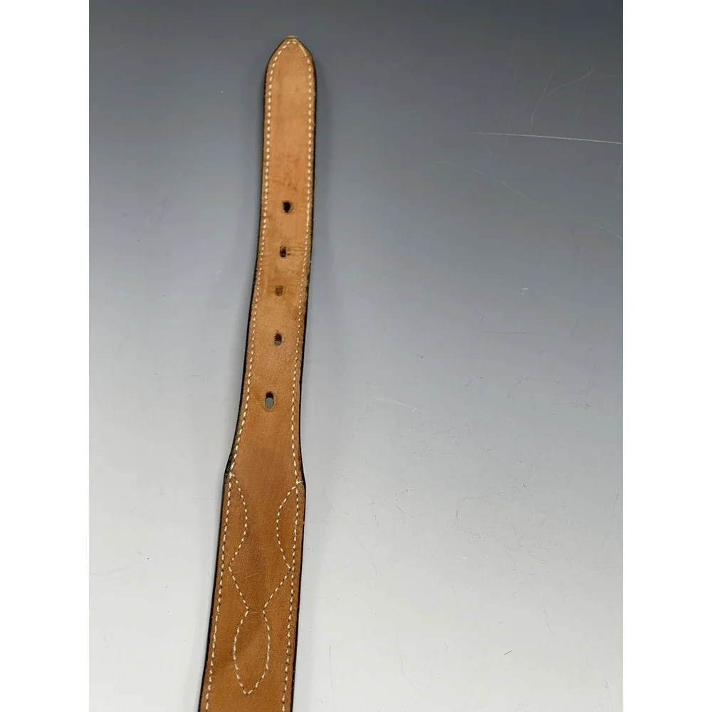 Janie Fricke Collection by circle Y Leather SM‎ Belt Vintage 80's Rodeo Snake